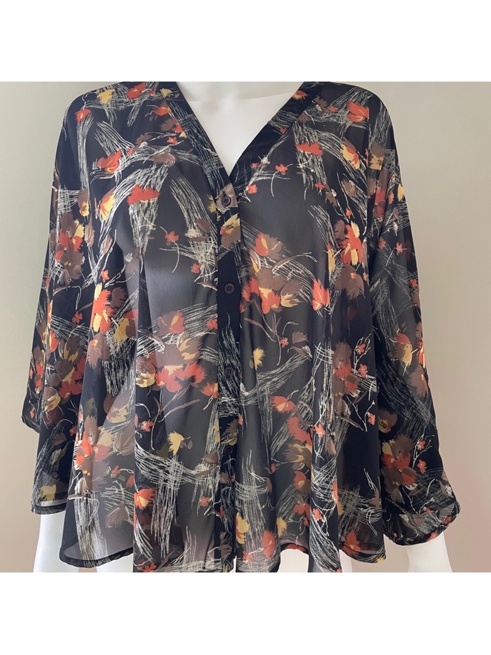 Floral blouse Fire Los Angeles